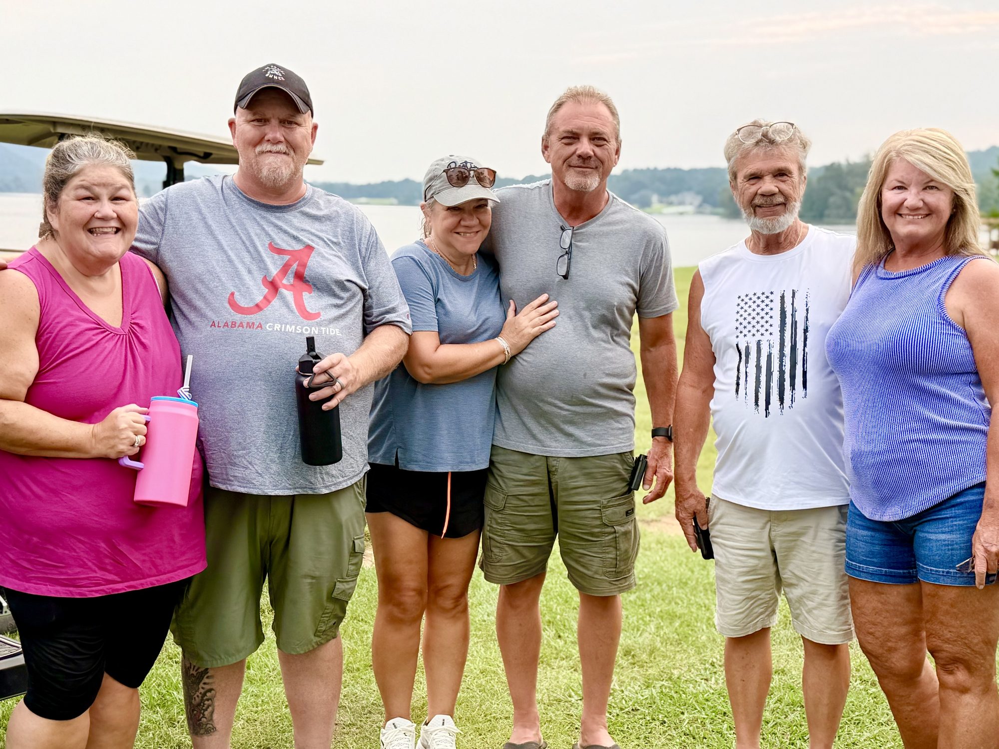 Campers and friends together at Greensport RV Park